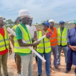 Tournée de la Coordonnatrice nationale dans la zone sud : Visite des chantiers de la plateforme agro-industrielle d’Adéane