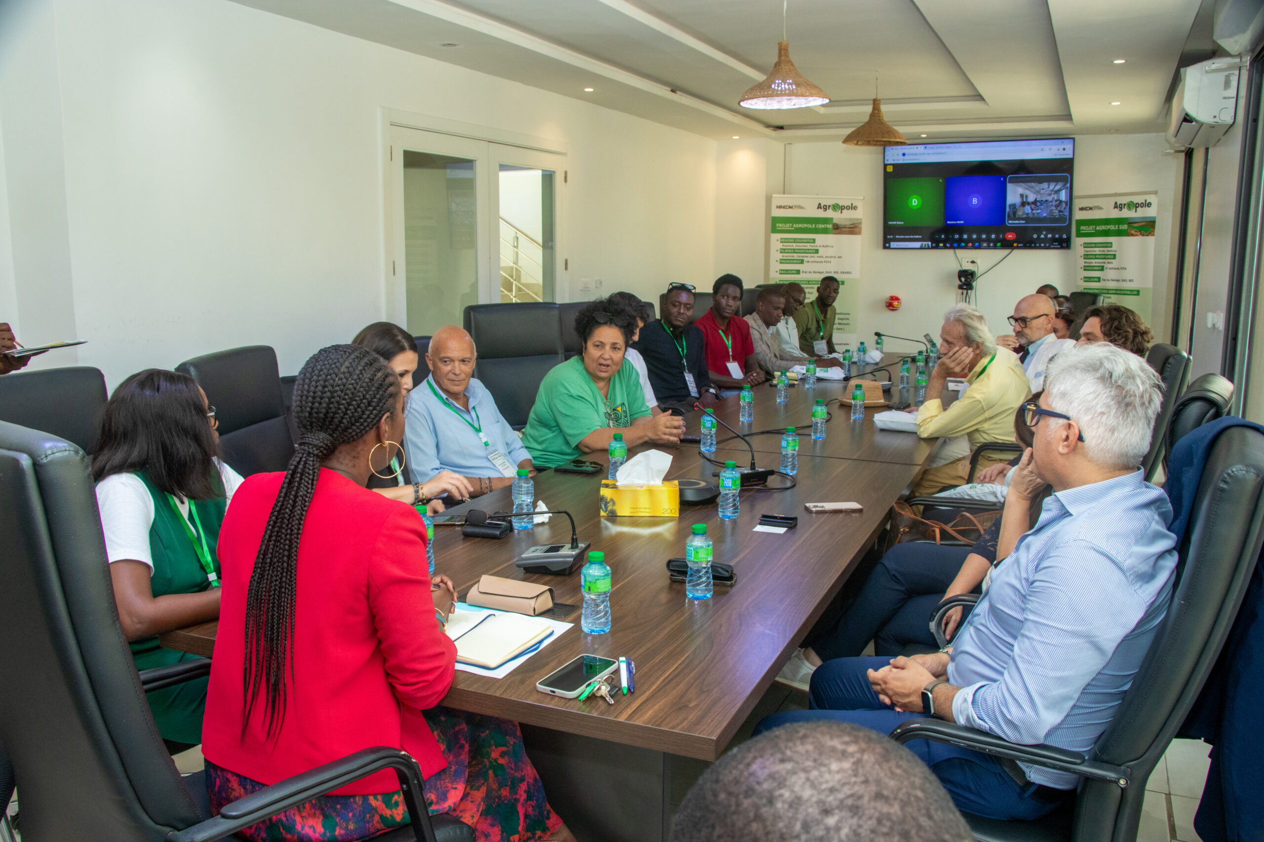 Visite de travail d’une forte délégation d’entrepreneurs italiens intéressés par les Agropoles