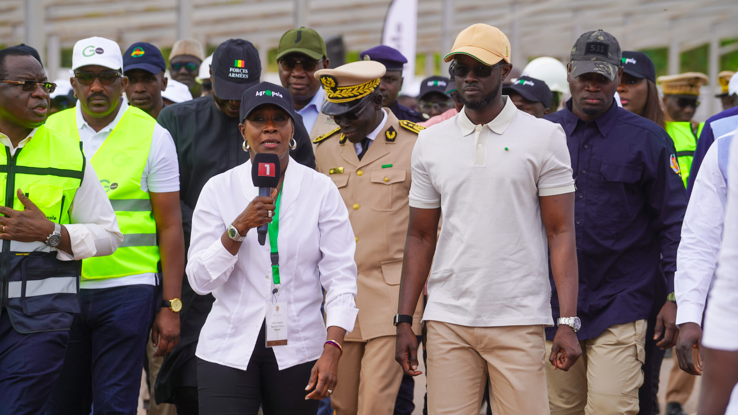 Visite des infrastructures et lancement de la deuxième phase du parc agro-industriel d’Adéane de l’Agropole Sud.